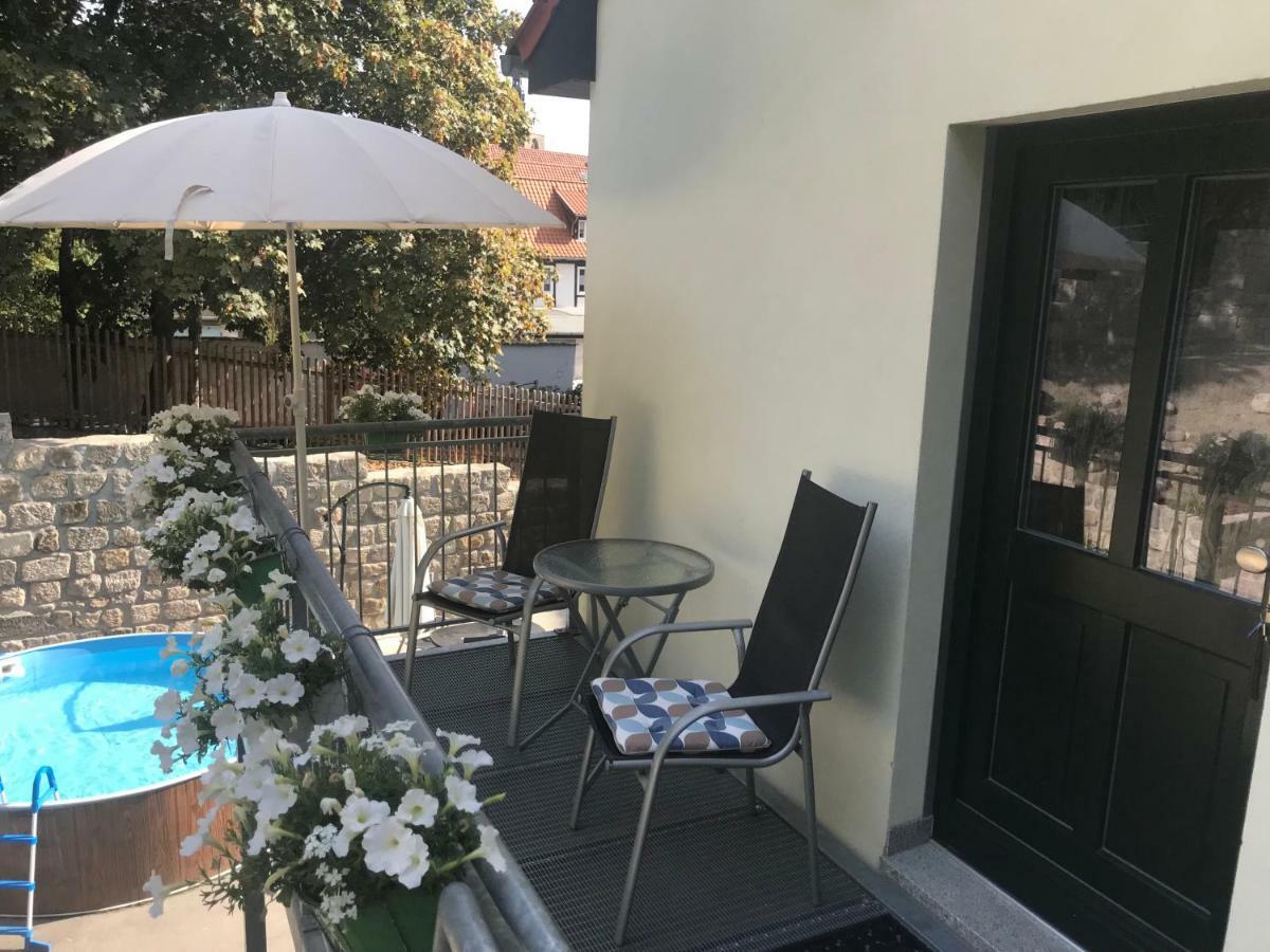 Apartment Am Pulverturm クヴェードリンブルク エクステリア 写真